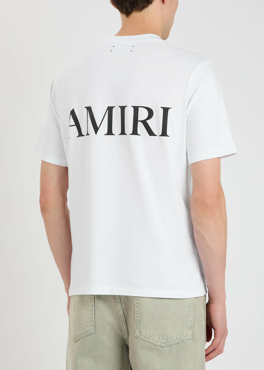 Amiri Core Logo-print Cotton T-shirt White