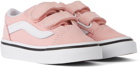 Vans Baby Pink Old Skool V Sneakers
