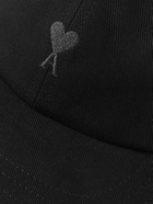 AMI PARIS - Logo-Embroidered Cotton-Twill Baseball Cap