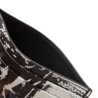 Alexander McQueen Men's Jacket Print Card Holder in Black/White 