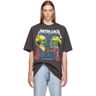 R13 Black Oversized Concert 92 T-Shirt