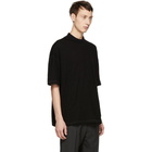 Jil Sander Black Mock Neck T-Shirt