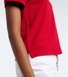 Versace Greca cotton piqué polo shirt