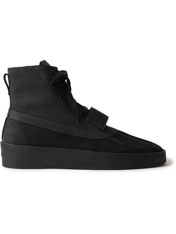 Photo: Fear of God - Panelled Nubuck Duck Boots - Black
