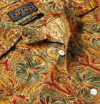 Beams Plus - Camp-Collar Printed Cotton Shirt - Tan