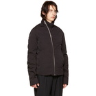 Rick Owens Black Mollino Down Jacket