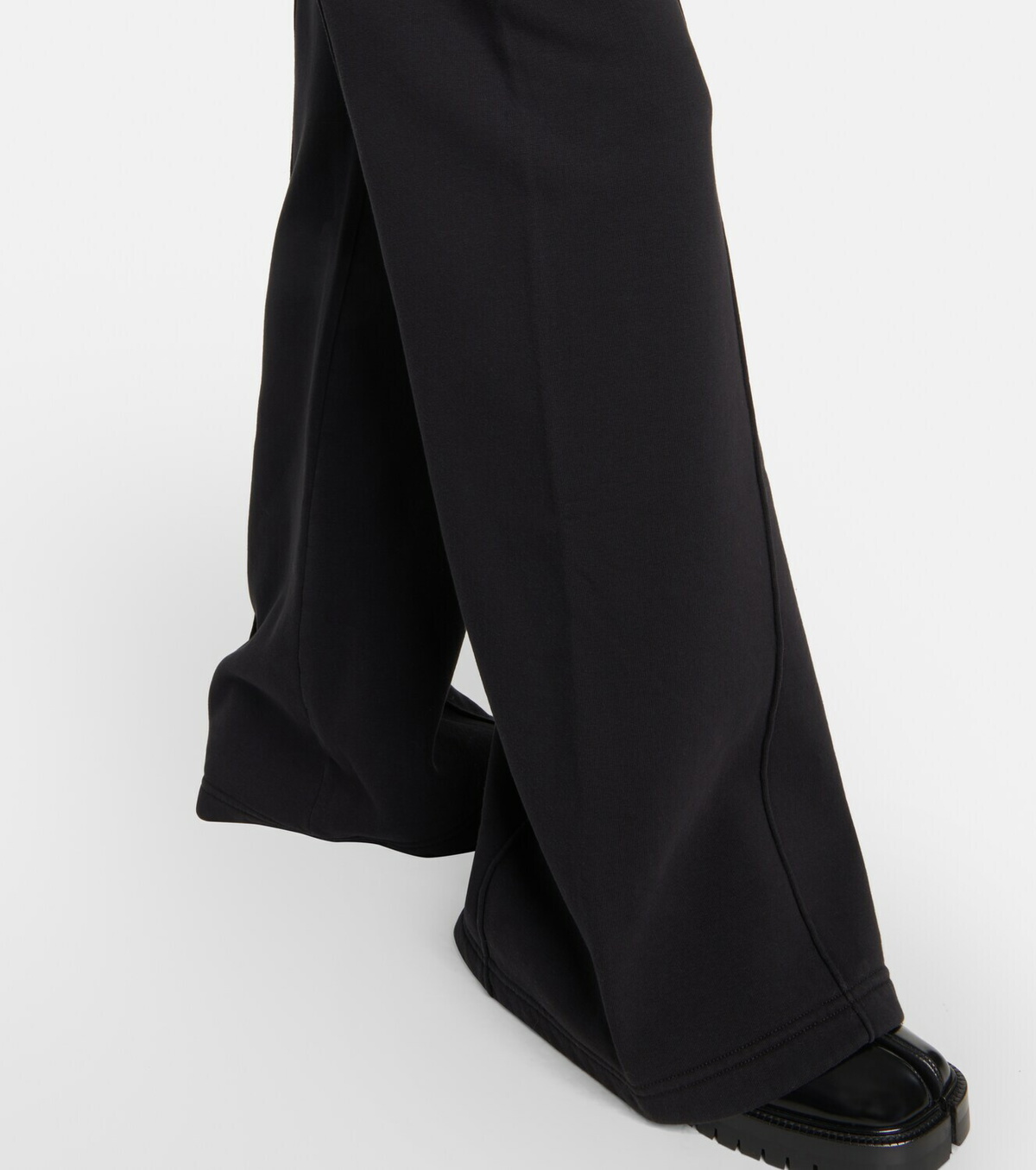 MM6 Maison Margiela Wide-leg cotton-blend sweatpants MM6 Maison Margiela