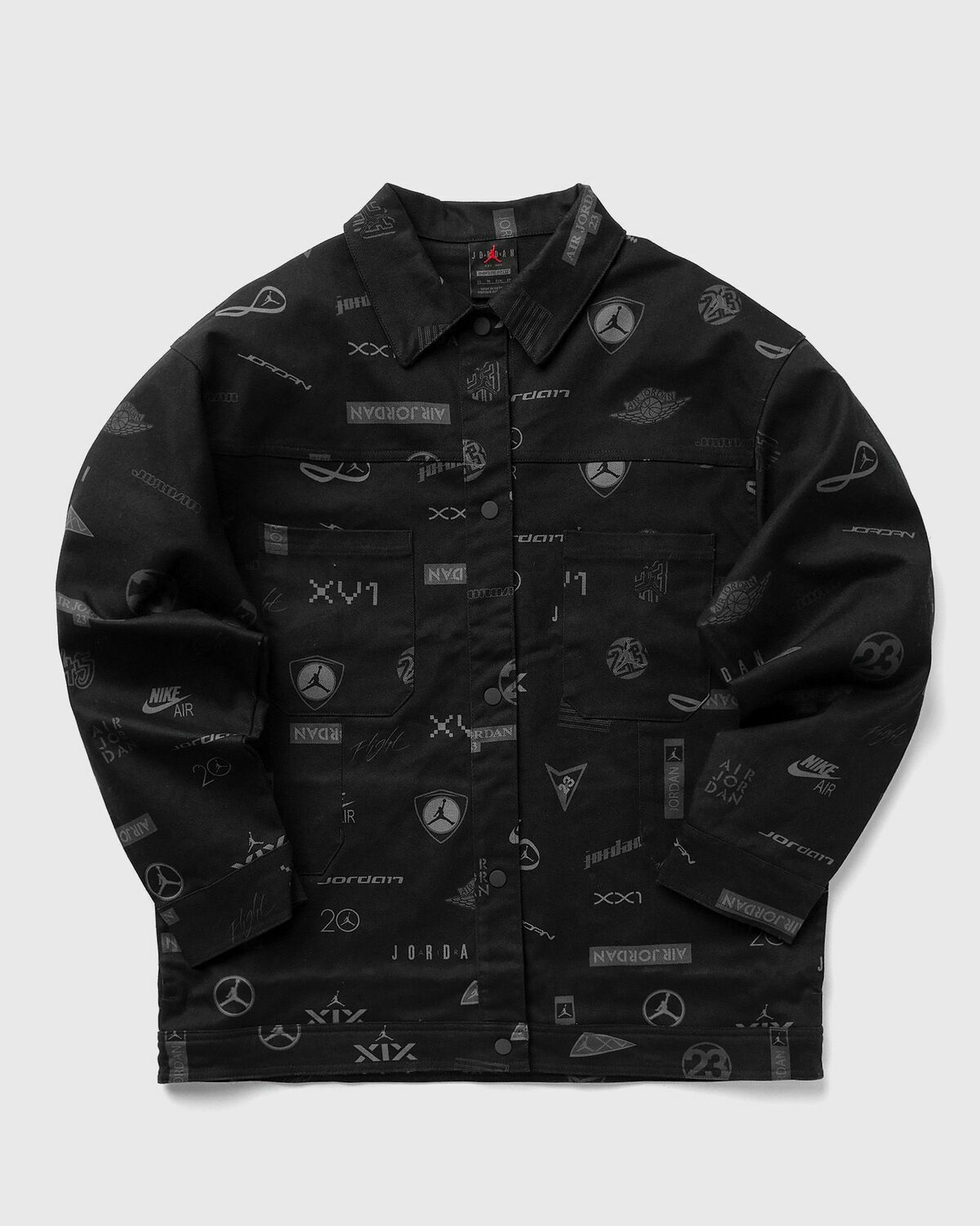 Jordan Jordan Trucker Jacket Black Womens Windbreaker