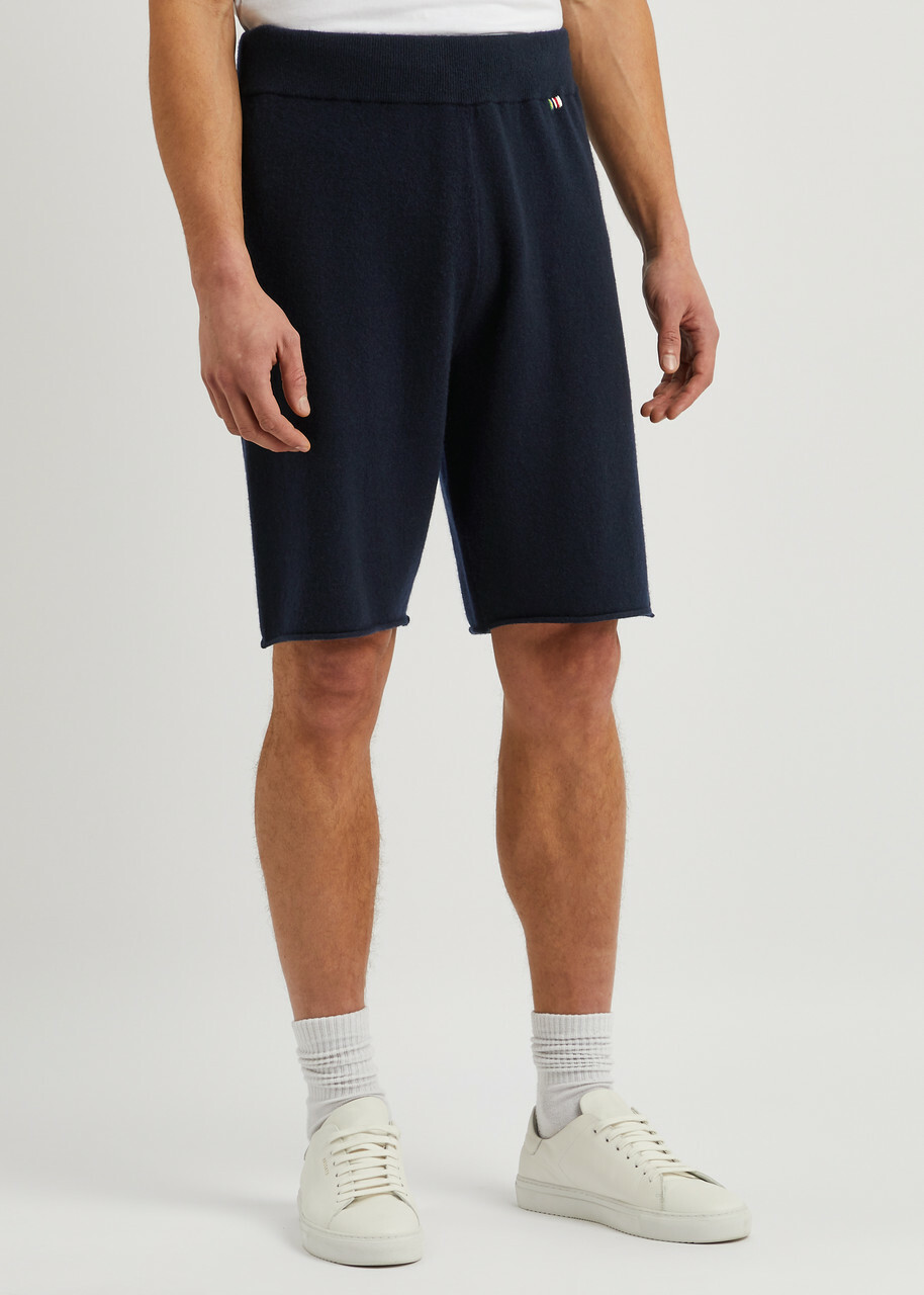 Extreme Cashmere N°240 Laufen Cashmere-blend Shorts - Navy - One Size