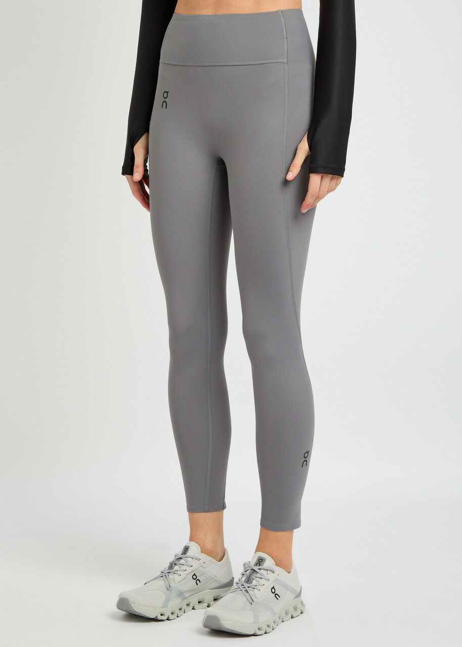 ON Studio Stretch-jersey Leggings Dark Grey