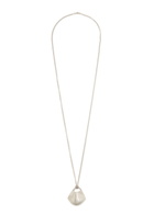 Khaite Lotus Small Palladium-plated Necklace - Silver - One Size