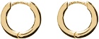 Hatton Labs Gold Small Edge Hoop Earrings
