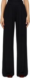 LESET Black Lauren Pleated Pocket Trousers
