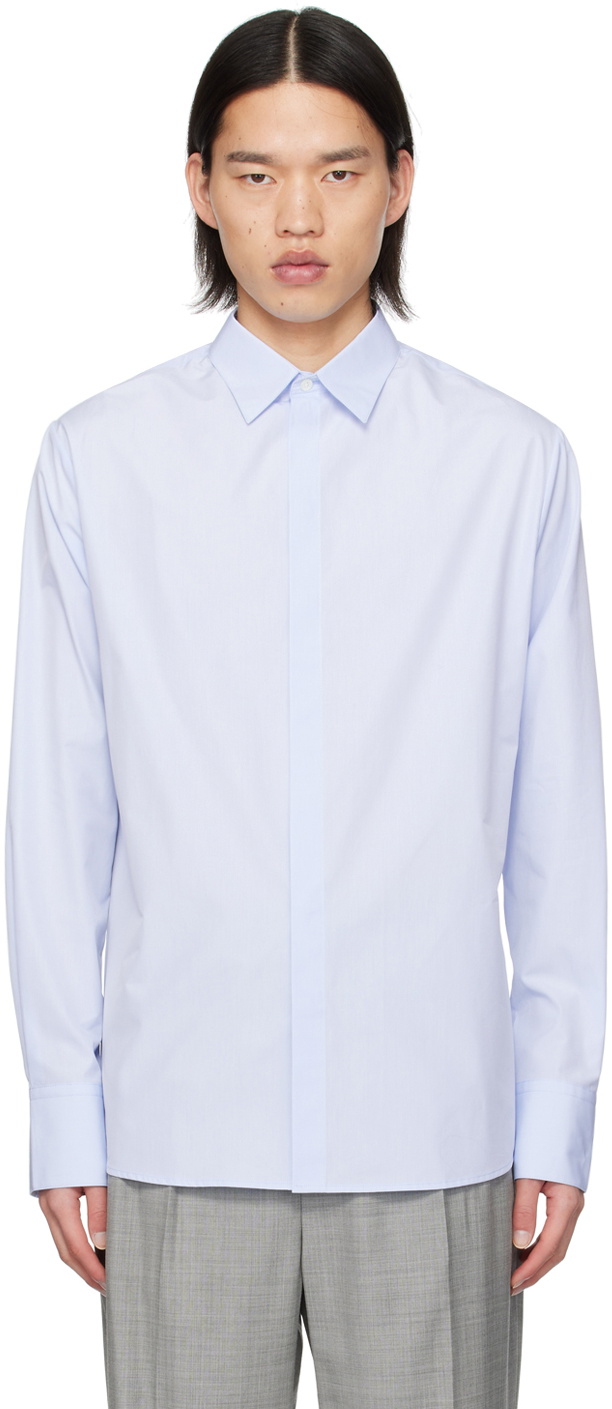 Mark Kenly Domino Tan Studio Blue Salomon Shirt