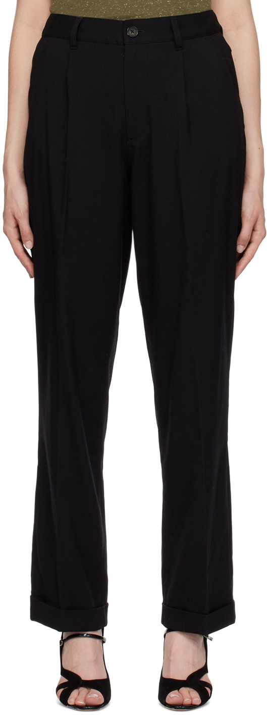 Saturdays NYC Black Kim Trousers