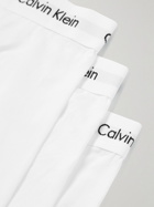 Calvin Klein Underwear - Three-Pack Stretch-Cotton Boxer Briefs - White