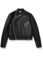 Bottega Veneta - Padded Leather Biker Jacket - Black