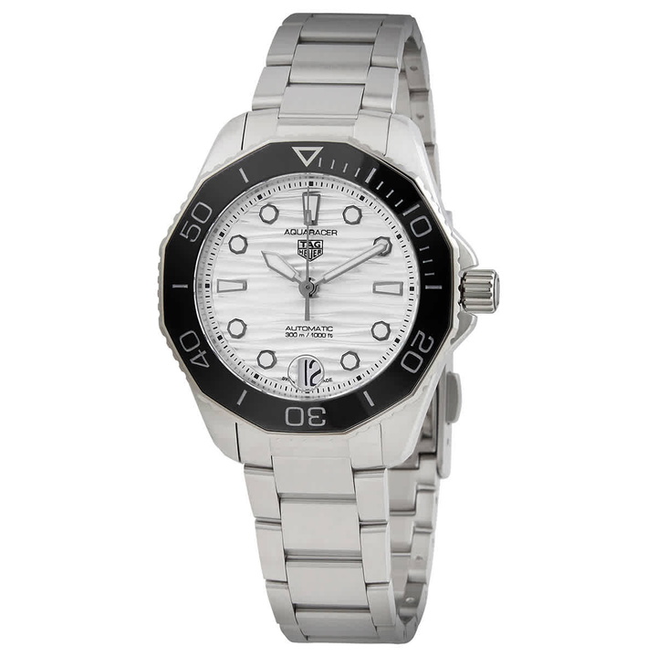 Photo: Tag Heuer Aquaracer Automatic Silver Dial Ladies Watch WBP231C.BA0626