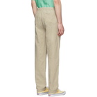 Onia Beige Linen Carter Trousers