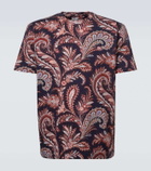 Etro Paisley cotton jersey T-shirt