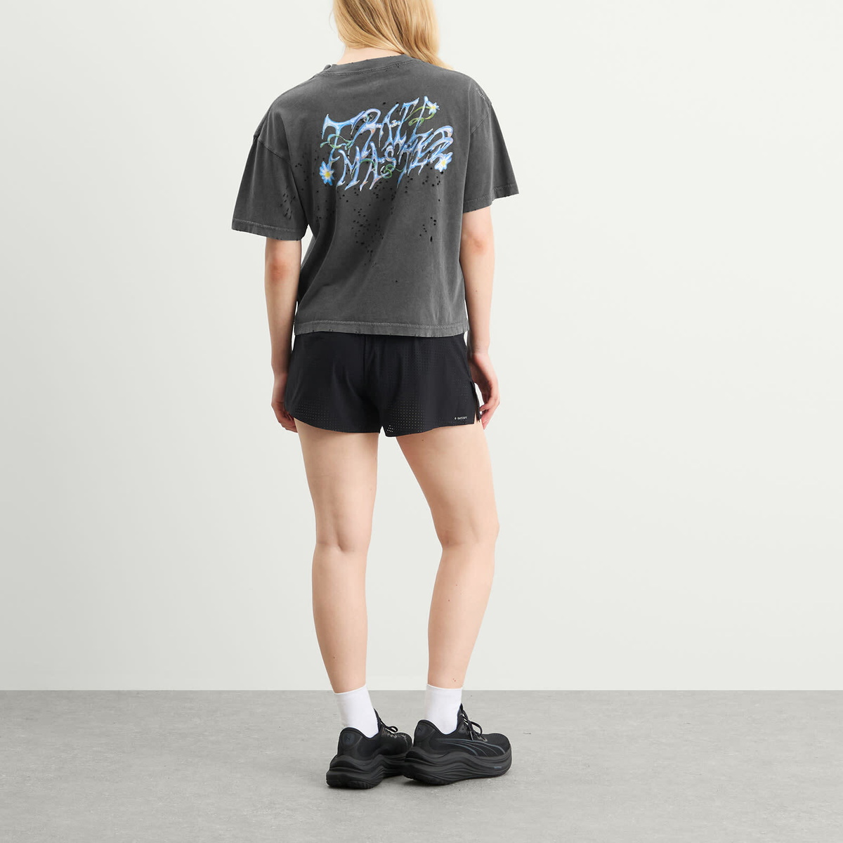 Satisfy Women's MothTech T-Shirt in Aged Black