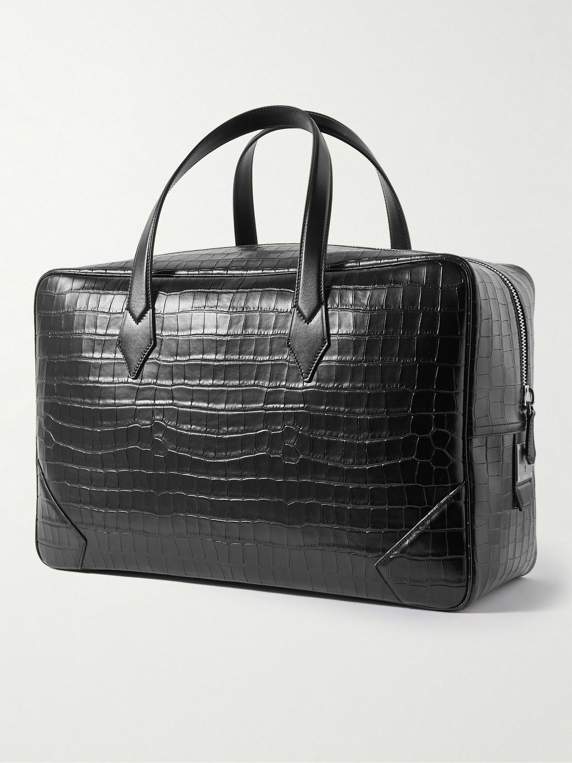 Montblanc - Meisterstück Croc-Effect Leather Duffle Bag Montblanc