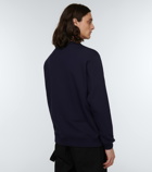 Burberry - Embroidered cotton jersey sweatshirt