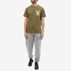 Maharishi Men's MA23 Embroidered Sweat Pant in Grey Marl