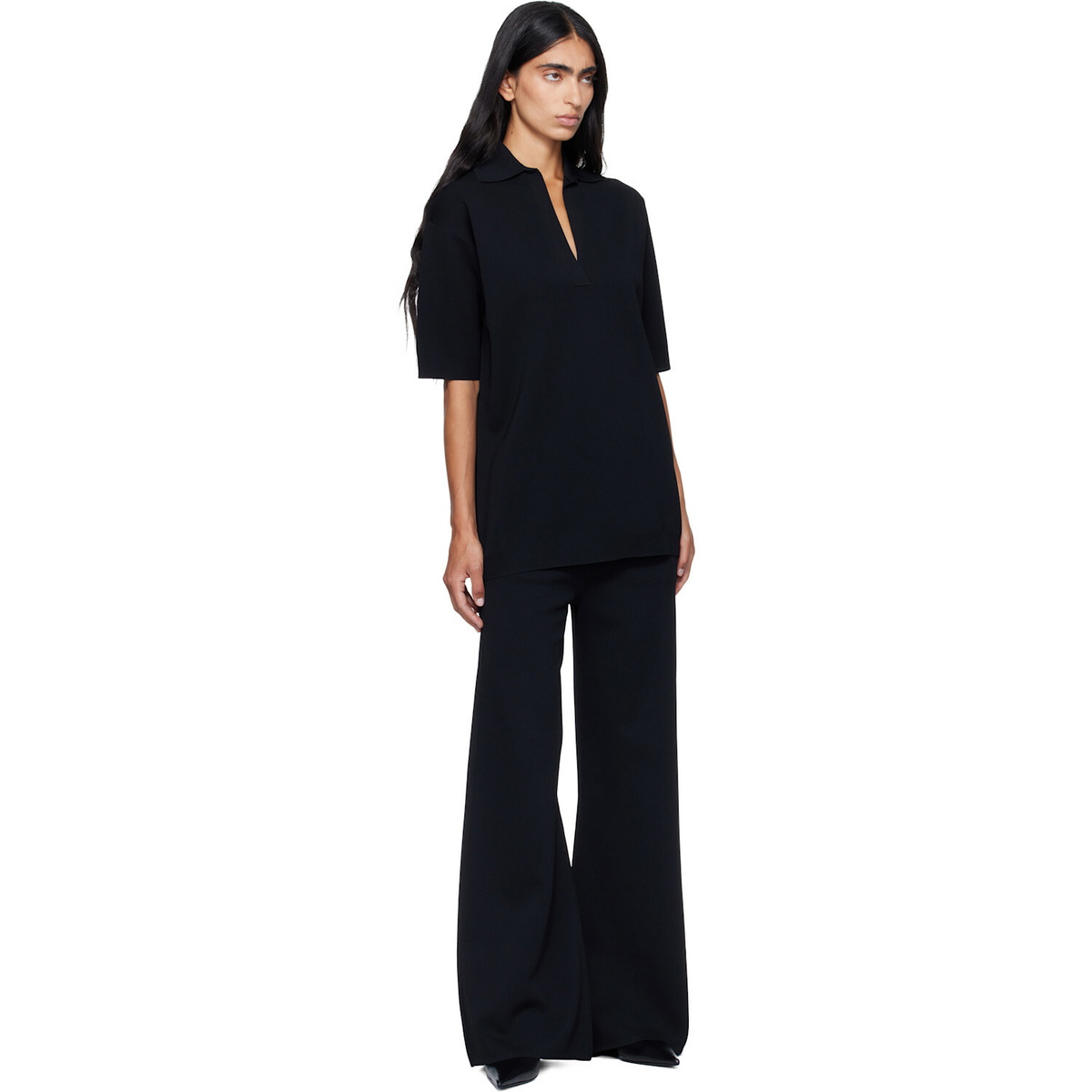Max Mara Black Alpino Polo
