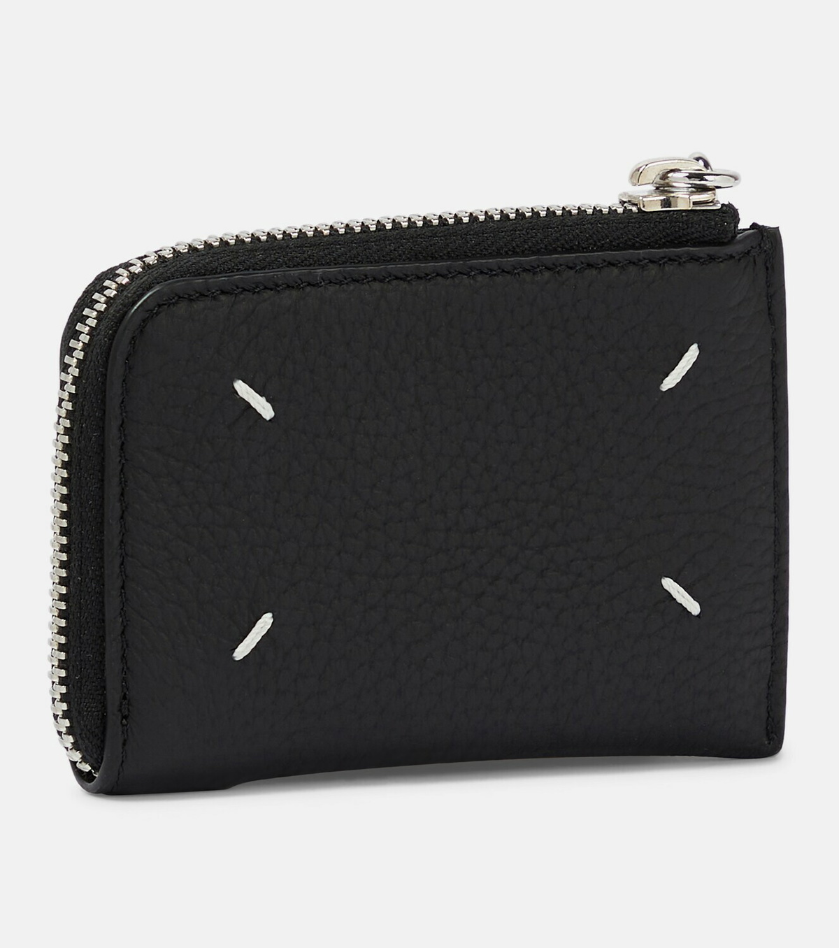 Maison Margiela - Leather card holder with keychain