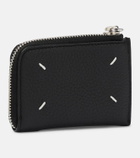 Maison Margiela - Leather card holder with keychain