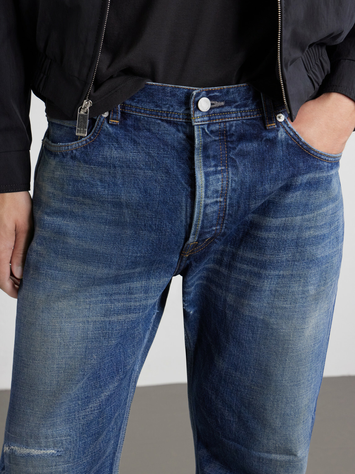 Enfants Riches Déprimés - Tommy Tonsil Straight-Leg Distressed Jeans - Blue