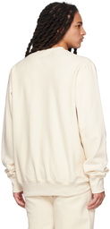 BENTGABLENITS Off-White Appliqué Sweatshirt