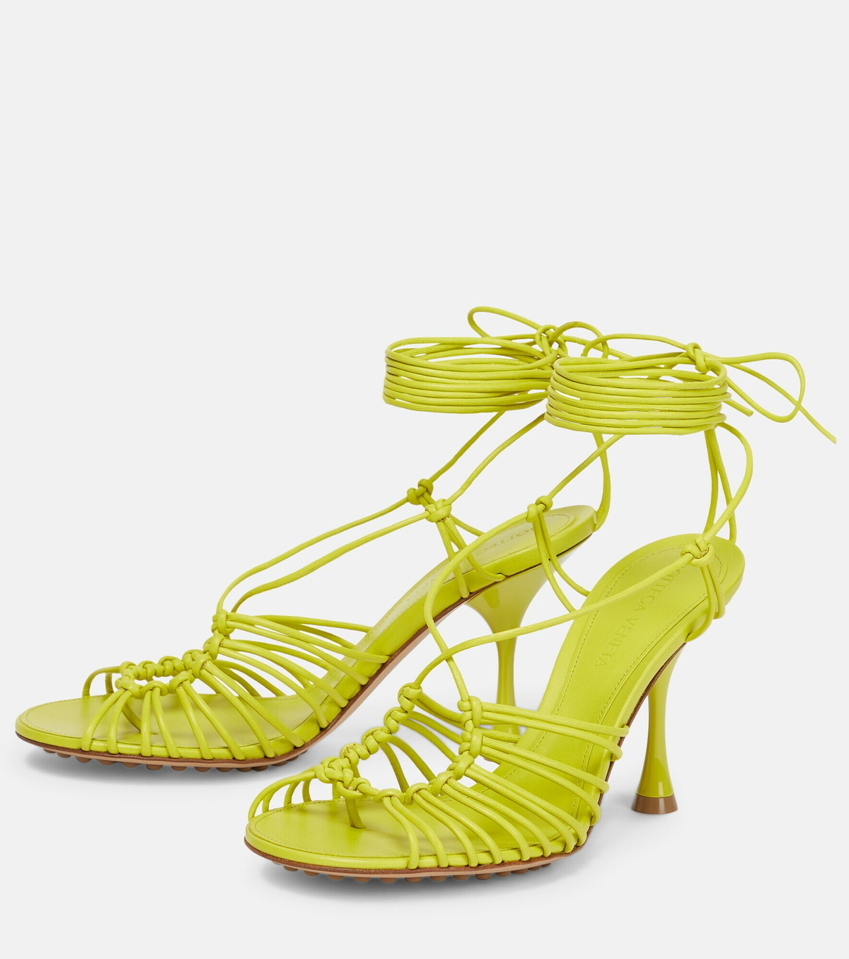 Bottega Veneta - Dot 100 leather sandals Bottega Veneta