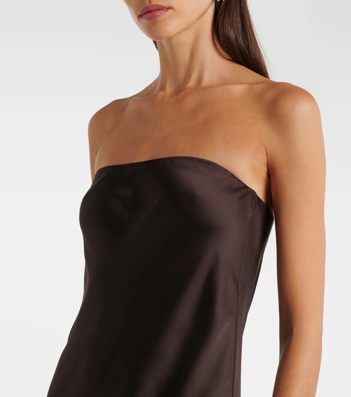 NORMA KAMALI ノーマカマリ ワンピース Crepe satin gown953701 Norma Kamali Crêpe satin gown Norma Kamali