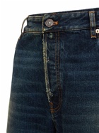 BALENCIAGA - Cropped Cotton Denim Jeans