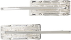 Marland Backus Silver & Navy Traffic Jam Hairpin Set