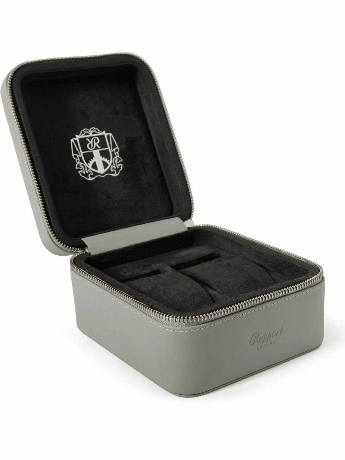 Rapport London - Hyde Park Zip-Around Leather Watch Box