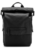 Rains Trail Rolltop Backpack - Black - One Size