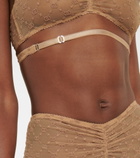 Gucci - GG Star tulle bra and underwear set