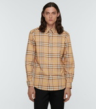 Burberry - Checked cotton poplin shirt