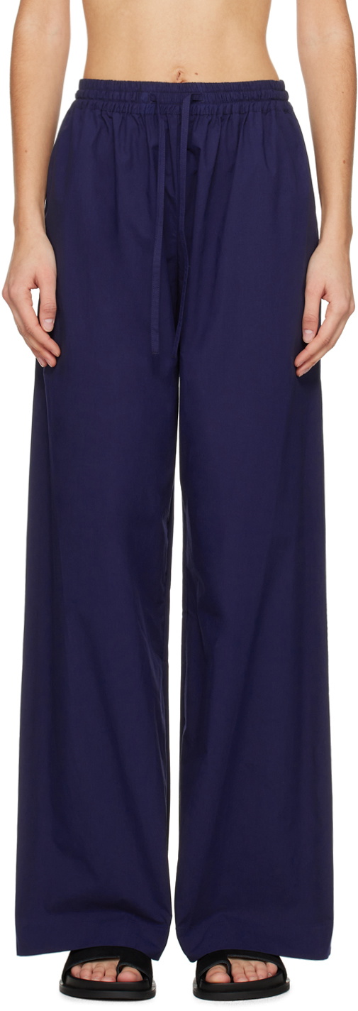 Matteau Navy Relaxed Trousers