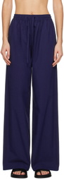 Matteau Navy Relaxed Trousers