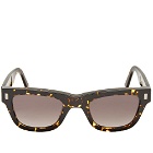 Monokel Aki Sunglasses in Brown Tortoise/Grey Gradient