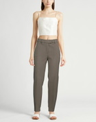 Peserico Womens Pants Dark in Green