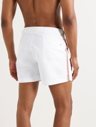 Orlebar Brown - Setter Plage Mid-Length Grosgrain-Trimmed Swim Shorts - White
