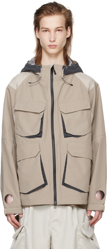 Photo: meanswhile Taupe Air Window Jacket