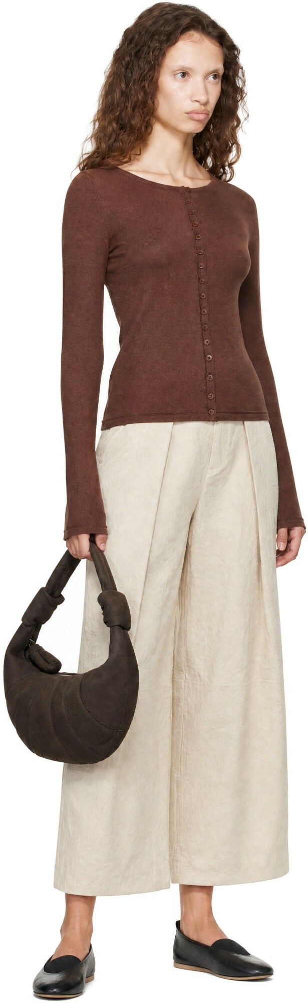 YMC Brown Natalie Cardigan