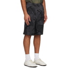 AAPE by A Bathing Ape Gray 'AAPENOW' Moonface Logo Sweat Shorts