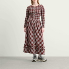 Damson Madder Women's Posey Cardi Midi Dress in Blue